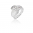 Bague argent et oxyde