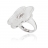 Bague argent et oxyde