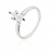 Bague argent et oxyde