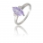 Bague argent et oxyde de zirconium