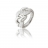 Bague argent et oxyde de zirconium