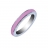 Bague argent laque rose