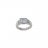 Bague argent oxyde bleu