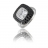 Bague argent oxydes noirs et blancs