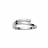 Bague argent rhodie et diamant taille 50 (50.52.54.56.58)