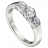 Bague argent Trilogie