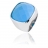 Bague argent turquoise facette