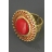 Bague CALVI rouge