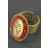 Bague CALVI rouge et nacre