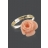 Bague fleur rose PM