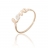 Bague Love or et diamant