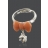 Bague noeud rose PM