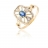 Bague Or Diamant et Saphir