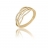 Bague or et diamant