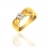 Bague or et diamants