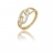 Bague or et diamants