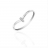 Bague or gris diamant mouette
