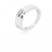Bague Or Gris diamants liens