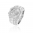 Bague or gris et diamants