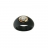 Bague or jade noir et topaze blanche tailles 50 à 60