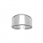 Bague ouverte lisse argent