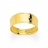 Bague ruban or jaune