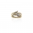 Bague serpent or et diamant