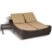 Bain de soleil double Poolsunrise + table
