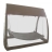 Balancelle avec moustiquaire design taupe Swing Relax