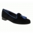 Ballerines FANNY By MEGER 4014 Velours Femme Noir + Bleu