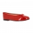 Ballerines HIRICA Ingrid Vernis Femme Rouge