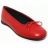 Ballerines HIRICA Zazie Agneau Femme Rouge