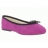 Ballerines HIRICA Zoe Velours Femme Framboise