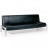 Banquette design Black UNE EXCLU ATYLIA Couleur Noir Matière Cuir synthétique