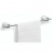 Barre porte serviettes inox 40cm