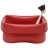 Bassine flexible rouge et sa brosse