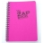 Bloc recyclé spirale DEMI ZAP BOOK A5 Rose