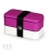 Boite Bento Fuschia Blanc - Original MONBENTO