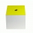 Boîte carrée laquée Jaune