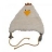 Bonnet bébé coton bio Poule Erna - Nature