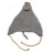 Bonnet bébé coton bio Souris Paul - Gris