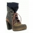 Bottines DIESEL Charles Velours + Toile Femme Anthracite