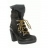 Bottines DIESEL Charles Velours + Toile Femme Noir