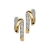 Boucles d'oreille 1/2 créoles oxyde zirconium