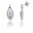 Boucles d'oreille argent et oxydes