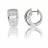 Boucles d'oreille argent et oxydes de zirconium