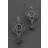 Boucles d'oreilles ALHAMBRA PM Bleu