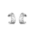 Boucles d'oreilles argent motif grec fermoir tige