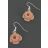 Boucles d'oreilles Bélières Fleurs Roses