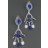 Boucles d'oreilles CALANQUES Callelongue bleues